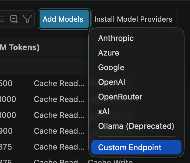 Add Models